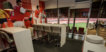 Executive Box at Emirates Stadium