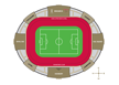 Map of Emirates Stadium